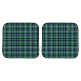 MacDonald of the Isles Hunting Ancient Tartan Car Sun Shade - 2 Pieces